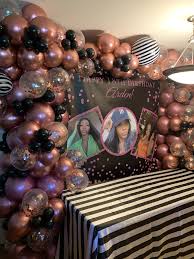 I made all the decorations, from the balloon. 18th Birthday Backdrop Gold Theme Birthday Party Gold Birthday Party Decorations Gold Theme Birthday