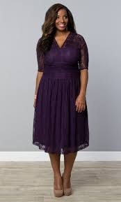 Lace And Majestic Purple Make The Perfect Combination For Our Plus Size Swinging Sym Plus Size Outfits Mother Of The Bride Plus Size Plus Size Cocktail Dresses