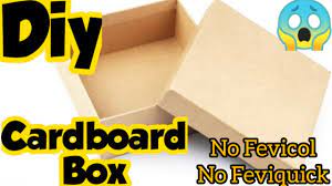 What to do with cardboard boxes? Diy Cardboard Box Homemade Cardboard Box How To Make Cardboard Box At Home Cardboard Box Making Youtube
