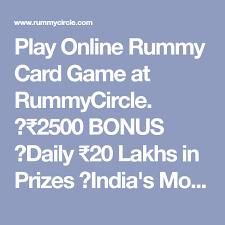 I never had any problems with learning the ropes at. Play Online Rummy Card Game At Rummycircle 2500 Bonus Daily 20 Lakhs In Prizes India S Most Trusted Popular Site Play Rummy Card Game Rummy Card Games