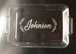 Personalized Glass Sandblasted Glass Customized 9x13 Etsy In 2020 Personalized Glass Baked Dishes Sandblasted Glass