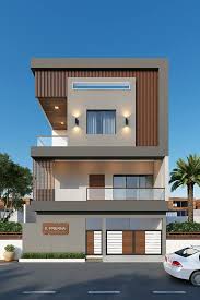 Design In Motavaracha Surat Duplex House Design Small House Elevation Design Modern House Exterior