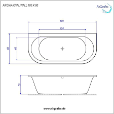 Badewanne standardmasse badewanne eckbadewanne masse und. Tiefe Badewanne 180 X 80 X 50cm Weiss Farblicht Wasserzulauf Neu