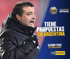 TSNoticias 🚨Claudio Vivas estaría en la lista de candidatos para ser el  nuevo DT de Unión Santa Fe. Sin embargo, Bolívar lo tiene todavía en planes  para que comande el plantel en