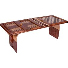 Old century classics coffee table games: Wood Game And Coffee Table Ode To Wood