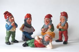 5 Hertwig Endert Gnomes 1950 Gnomes Fairy Friends Gnome Statues