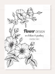 Birthday Card Drawing Ideas Flowers 