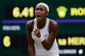 America cori coco gauff reacts during her quarterfinal match against barbora krejcikova of the czech republic at the 2021 french open tennis tournament wednesday at roland garros in paris. Coco Gauff Stages Comeback At Wimbledon Defeats Polona Hercog To Advance To Round Of 16 Abc News