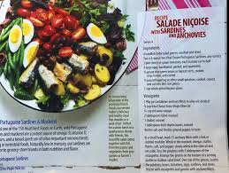 Salad Nicoise With Sardines And Anchovies Salad Nicoise Salad Sardines