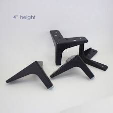 11cm Height 4 Pc Sofa Table Leg Cabinet Feet Furniture Legs Black Metal Steel Table Legs Sofa Table Metal Sofa
