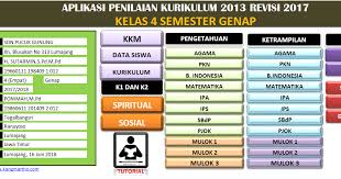 Unduh aplikasi raport k13 sd revisi 2017 . Aplikasi Raport K13 Sd Revisi 2017 Semester 2 Kelas 1 Dan 4 Guru Berbagi