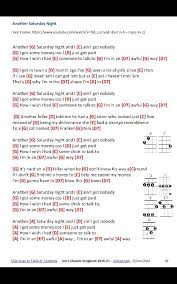 Another Saturday Night Ukulele Ukulele Songs Guitar Chords For Songs Easy Guitar Songs