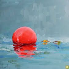 Copley Society Of Art On Instagram Happy Saturday We Hope That Your Day Is As Calm As This Buoy Floating On Water Art Floating In Water Ellen Welch Granter