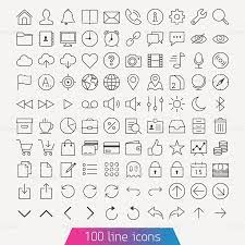 Thin Line Icon Set Royalty Free Stock Vector Art Line Icon Icon Download Free Icon Set Vector
