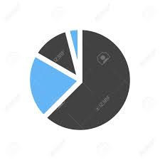 pie chart graph icon vector image can also be used for business