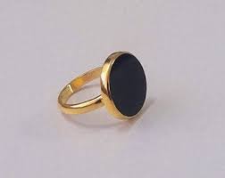 Black And Silver Ring Ladies Onyx Ring Silver Ring For Women Flat Stone Black Stone Etsy Onyx Ring Black Stone Ring Silver Rings