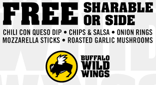 Buffalo Wild Wings Coupons Promotions Specials November 2020