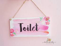 Hiasan bunga / bunga hias bonsai putih bercahaya harga rp. Wall Decor Toilet Lucu Dan Unik Untuk Dekorasi Kamar Mandi Anda Helloshabby Com Interior And Exterior Solutions