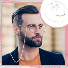 Glasses Chain For Women Fashion Metal Men Eyeglass Chains Sunglasses  Reading Beaded Glasses Chain Eyewears Cord Necklace Strap Rop Male Eyewear  Chain G 601099513466959 Eyeglass Chains For Women