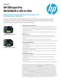 Discover 8610 hp printer from across the web. Hp Officejet Pro 8610 8620 E All In One Manualzz