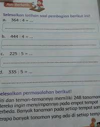 Dalam firma, para sekutu dianggap sebagai pemilik perusahaan, bukan sebagai karyawan. Ini Matematika Kelas 2 Pembagian Pakai Cara Yaa Brainly Co Id