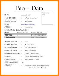 Someone's bio data for job must be his advertising clip of 20 seconds. Image Result For Biodata Model For Job Biodata Format Biodata Format Download Resume Format Download