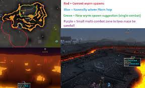 Three alternate skins can be purchased to make freezy appear as a lava, desert or jungle strykewyrm. Suggestion New Lava Strykewyrm Spawn Location That Takes More Effort And Time To Get To But Reduces The Chance Of Being Attacked By Pkers But Is More Dangerous If You Are Attacked