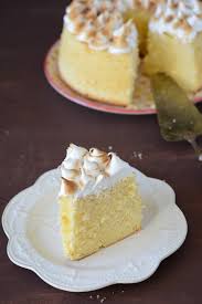Gateau Mousseline Au Citron Lemon Chiffon Cake Recette Dessert Gateau Mousseline Gateaux Et Desserts