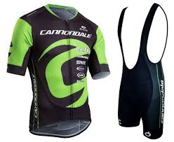 2018 Cannondale Factory Black Green Cycling Jersey And Bib