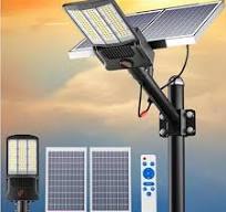 9500W Aluminum Solar Street Lights Outdoor, 500000LM High Powered Comm