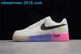 Nike Air Force 1 Off White Black Vogue Off White Nike Air Force 1 Low Queen White Black Pink Purple Men And Women Size Nike Air Force Casual Shoes Women Nike