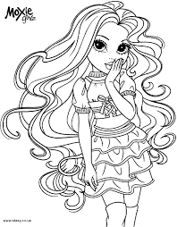 Girl with handbag, moxie girlz. Moxie Girlz Coloring Pages Photo 4 Coloring Pages Timeless Miracle Com Cute Coloring Pages Coloring Pages Coloring Pictures