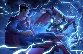 Superman Vs Thor Superman Vs Thor Wallpapers 4k Superman Vs Thor 4k Wallpapers Superman And Thor Wall Marvel And Dc Crossover Dc Comics Wallpaper Marvel Thor Click a thumb to load the full version. superman vs thor superman vs thor