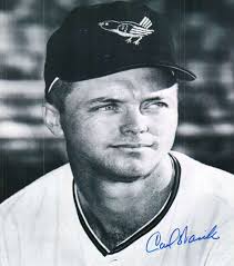 AUTOGRAPHED CARL WARWICK photo Baltimore Orioles