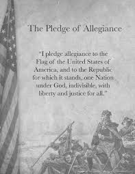 What is a printable resource handout? Pledge Of Allegiance Words Printable Social Studies