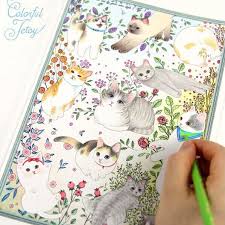 Download 80 Pages Secret Garden Classic Coloring Book Sales Collection Colorful Jetoy Cute Cat Coloring Classic Album Secret Garden Coloring Bookcolorful Jetoy Aliexpress