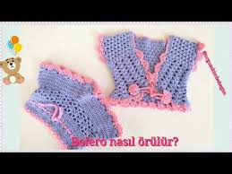 Yazlik Bolero Modeli Ve Yapilisi Youtube Baby Knitting Patterns Bebekler Icin Orgu Krose