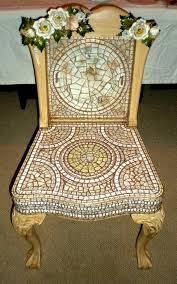 Mosaic Slipper Chair Decoracao Mosaicos Cadeiras