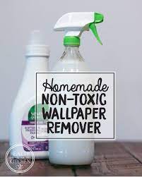 Homemade Non Toxic Wallpaper Remover Spray Removable Wallpaper Diy Wallpaper Removal Solution Diy Wallpaper