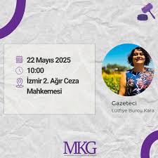 Mezopotamya Kadın Gazeteciler Derneği on X: 📌 Gazeteci Lütfiye Burcu  Karanın örgüt üyeliği iddiasıyla yargılandığı davanın üçüncü duruşması  İzmir 2. Ağır Ceza Mahkemesinde görülecek. t.coLt6Jf7vkiM  X