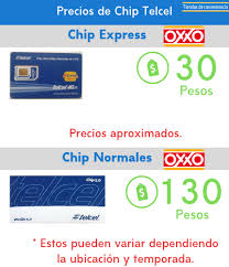 Chip Telcel Oxxo Chip Tipos De Tarjetas Celulares Telcel