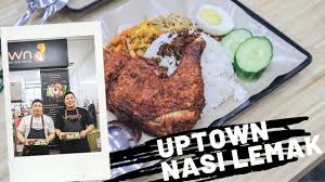 Bayangkan keduanya digabungkan, bagaimanakah rasanya? Uptown Nasi Lemak Authentic Nasi Lemak From Damansara Youtube