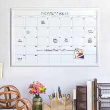 U Brands Magnetic White Wood Dry Erase Calendar Board Dry Erase Board Calendar Magnetic Dry Erase Calendar Dry Erase Calendar