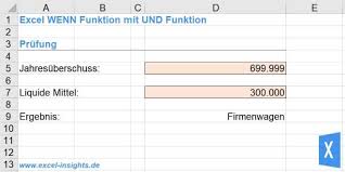 Formulieren wir die struktur der wennabfrage nochmals um: Excel Wenn Funktion Bedingte Ausfuhrung Excel Insights