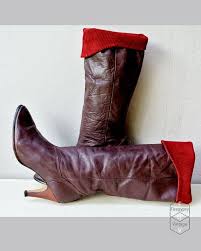 Oxblood Leather Boots / Dark Plum Boots ...