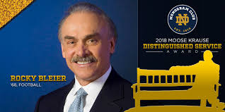 Rocky Bleier ('68, Football) To Receive Monogram Club's Moose Krause  Distinguished Service Award