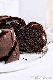 Double Chocolate Bundt Cake Tutti Dolci Recipe Chocolate Bundt Cake Dessert Recipes Baking Recipes