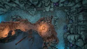 Free map frozen crystal cave dndmaps. Animated Dungeon Maps Cave Campsite Near A Chasm Remastered Youtube