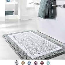 We also have in store bath runners, toilet seat covers, in shower bath mats, and bath rugs sets for your browsing pleasure. Color Geometry Bathroom Rug Mat Ultra Soft And Water Abs Https Www Amazon Com Dp B07k8d5cmw Ref Cm Sw R Pi Bathroom Rugs Gray Bath Rug Grey Bathroom Rugs
