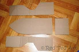 Spend a lot of time getting the shape of the boat right, as it will be the basis of the finished boat. How To Make A Pirate Ship From Cardboard Easy Craft Red Ted Art